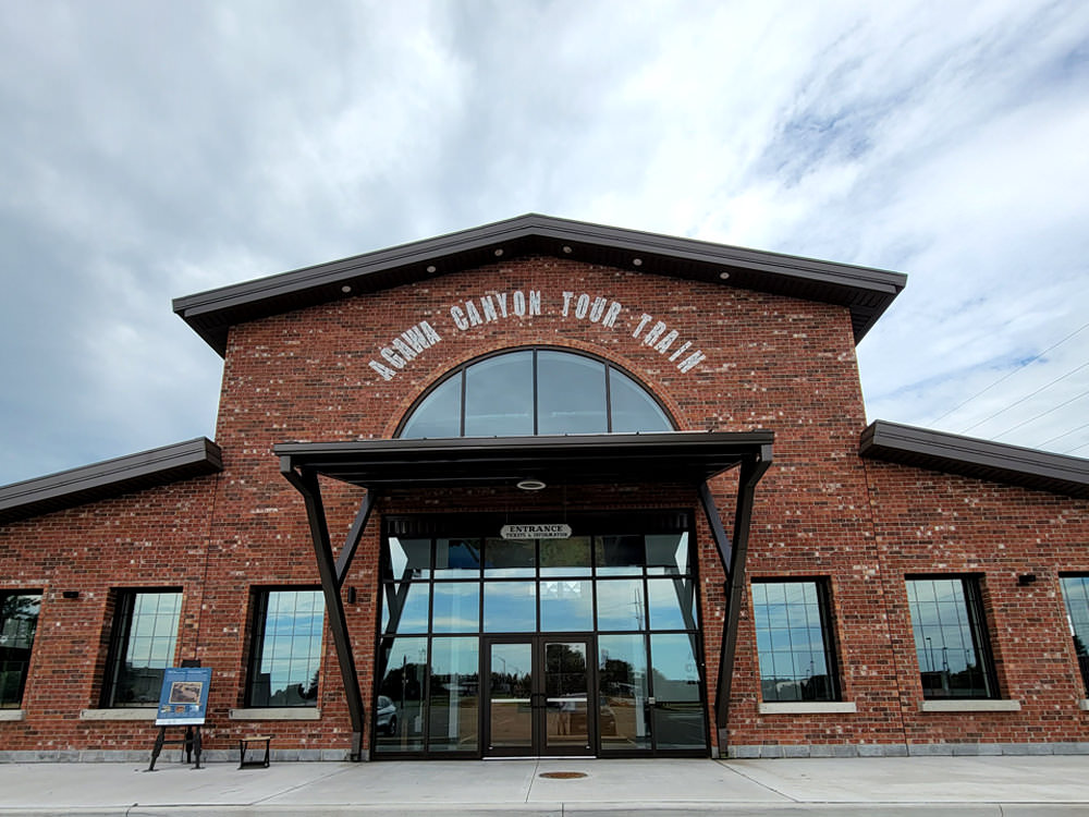 The front of the Algoma Trail Station