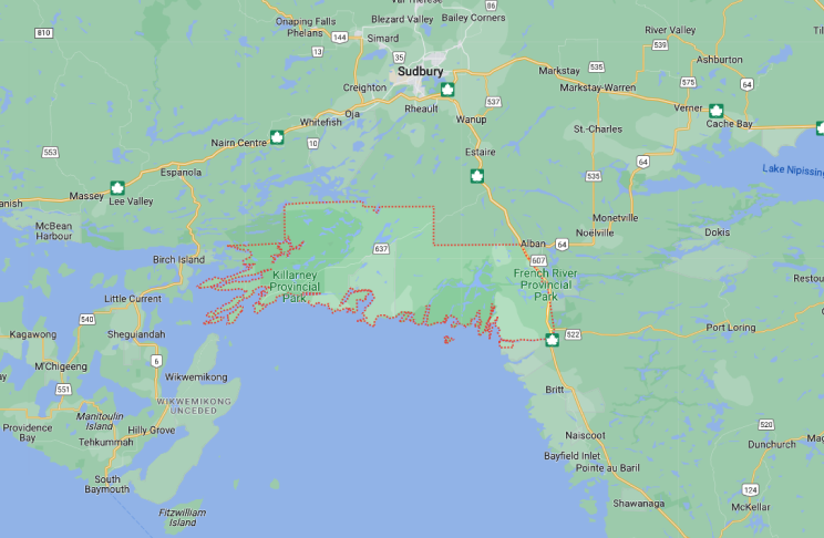 Carte de Killarney