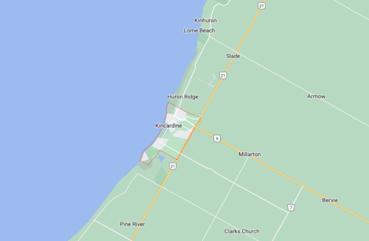 Map of Kincardine