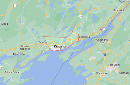 Map of Kingston