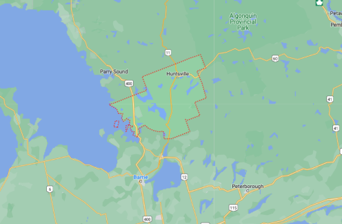 Mapa de Muskoka