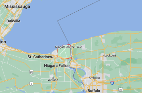 Map of Niagara-on-the-lake