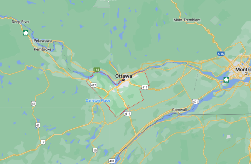 Map of Ottawa