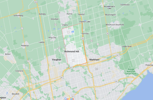 Map of Richmond Hill